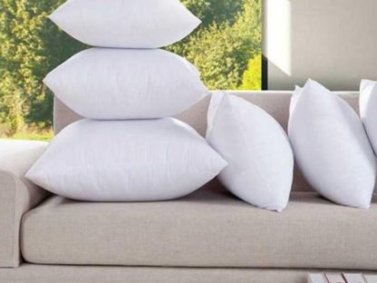 Solid Back Cushion Pack of 1(White)